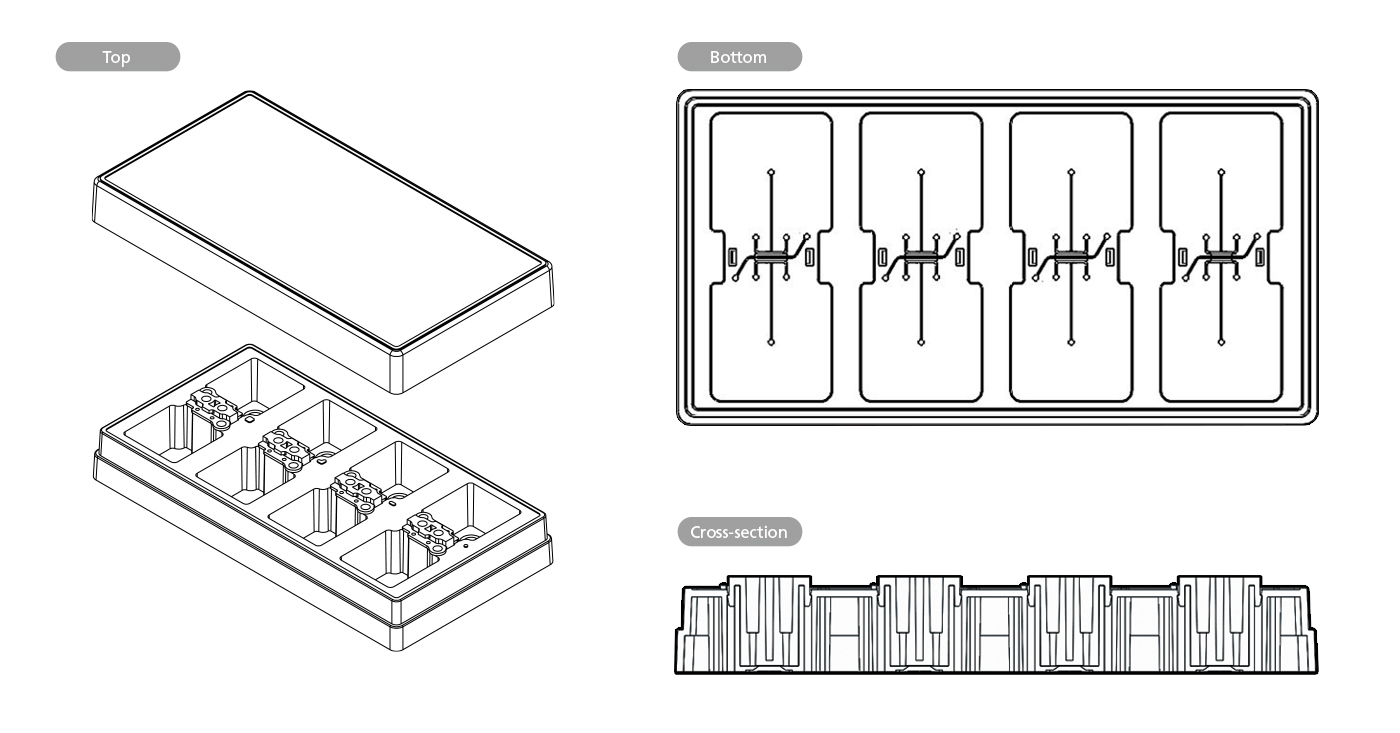 Assembly of the different parts of the MEPS-TBC platform