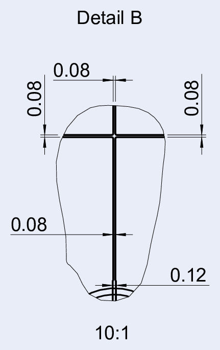Details B of the droplet generator chip (50-80 &micro;m)