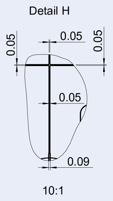 Details H of the droplet generator chip (50-80 &micro;m)